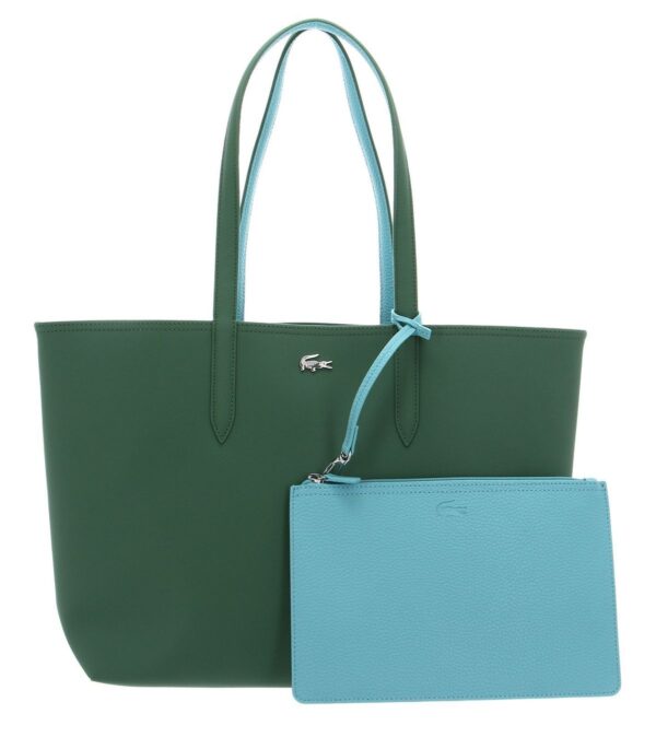 Sac Lacoste Réversible – Vert & Bleu Clair (avec pochette)