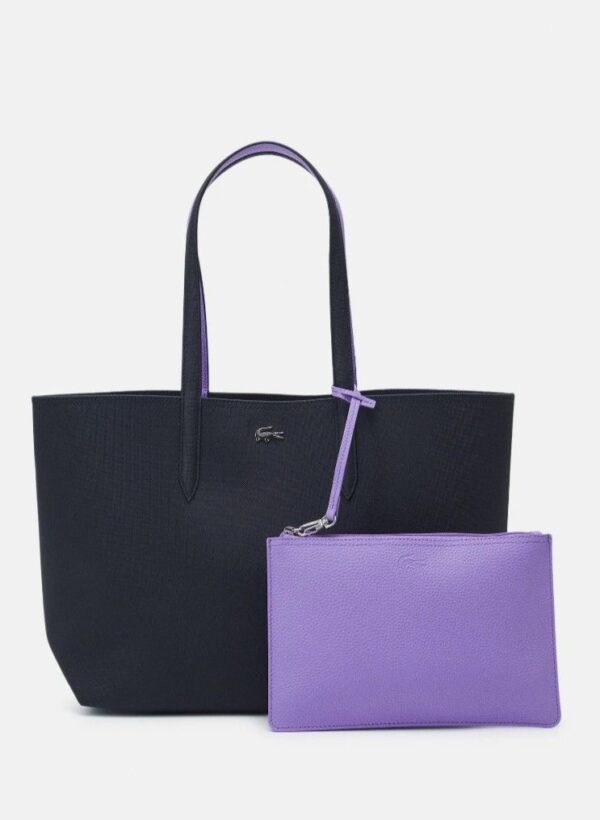 Sac Lacoste Réversible – Noir & Violet (avec pochette)